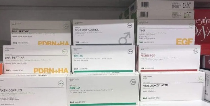 Tinh chất dưỡng da m e s o inno - dna, hyaluronic, vitamin, akn, tigf... tái sinh phục hồi, cấp ẩm và trẻ hóa dá