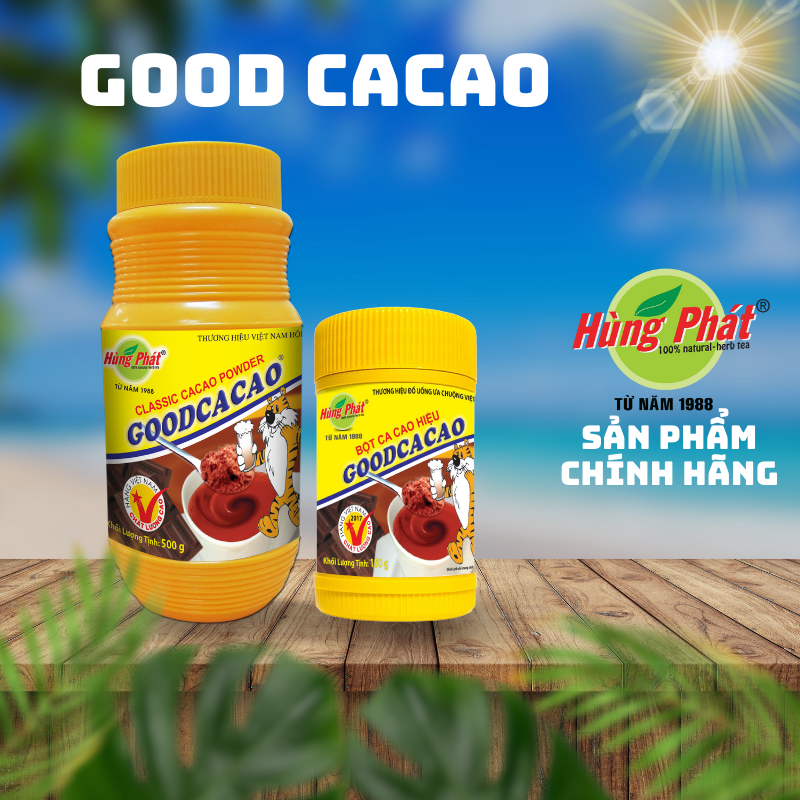 Bột Hòa Tan Good Cacao Hộp 500g - Thương Hiệu Hùng Phát 35 Năm