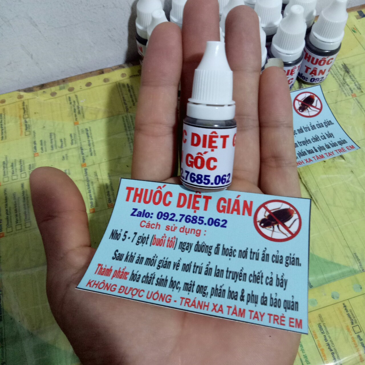 THUỐC DIỆT GIÁN (LỌ)