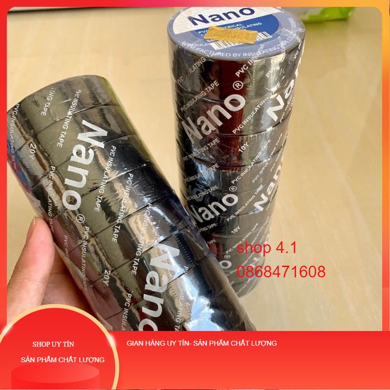 Băng keo đen nano 10ya 20yard
