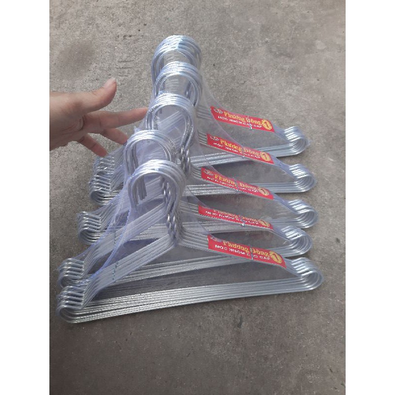 Sét 50 móc nhôm treo đồ trẻ em dưới 3 tuổi