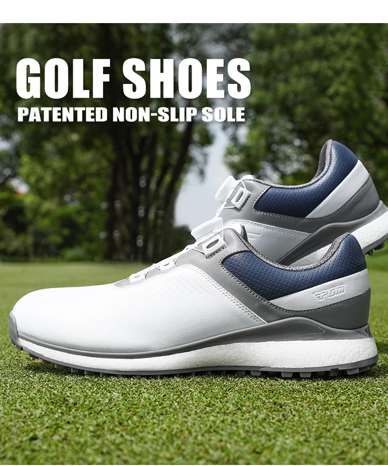 (Tặng tất) Giày Golf Nam PGM XZ370 – Êm Chân, Chống Nước, Bám Sân Tốt, Chơi Golf Chuyên Nghiệp, Thoải Mái Cả Ngày