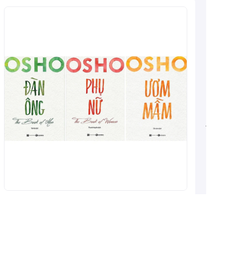 Sách Combo 3 cuốn Osho Đàn Ông Phụ Nữ Ươm Mầm