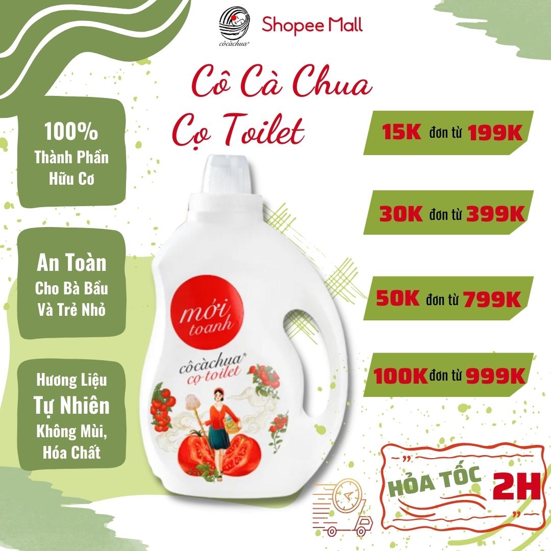 Nước tẩy bồn cầu diệt khuẩn cô cà chua mới toanh 2l