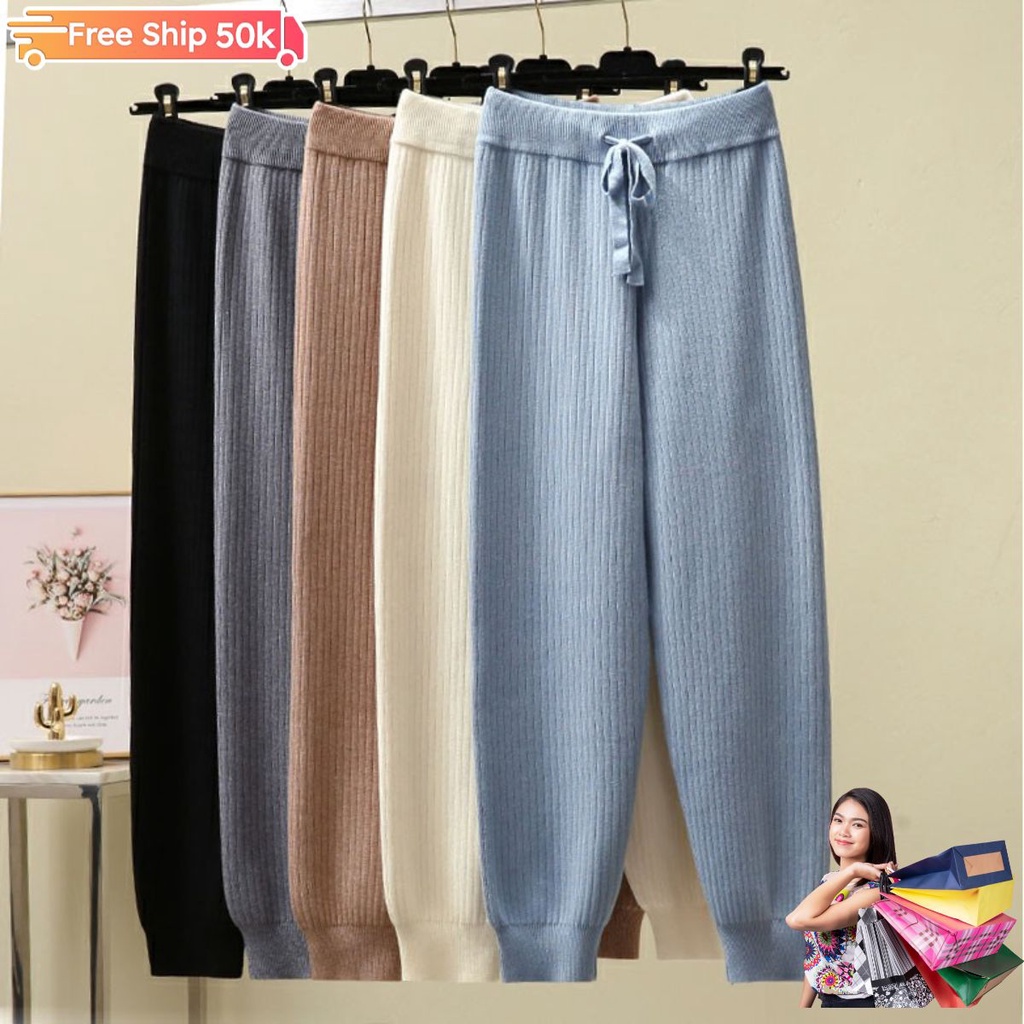 Quần thun tăm jogger, thun tăm đẹp xịn. mã 107. size 70 kg