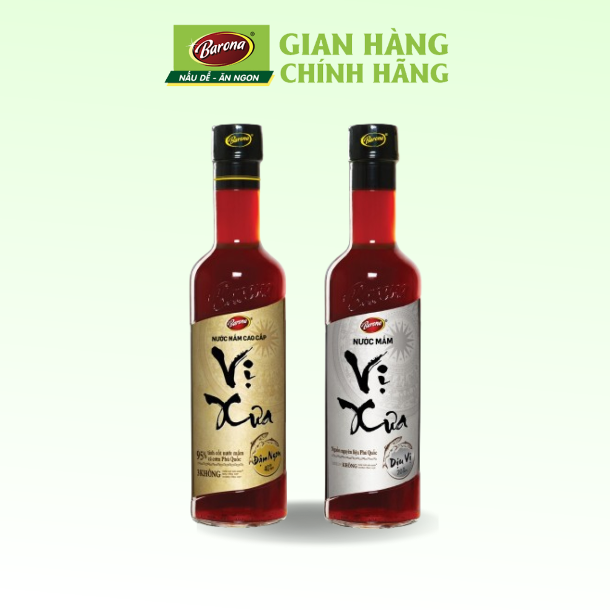 Hộp Xuân 2 chai Nước Mắm Phú Quốc Cao Cấp Vị Xưa (1 chai 40 độ đạm + 1 chai 20 độ đạm)