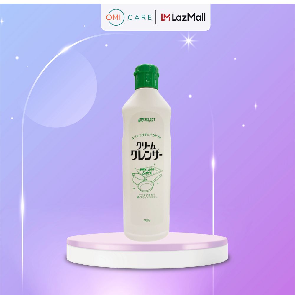 Kem Tẩy Đa Năng Hương Chanh S Select Nhật Bản Làm Sạch Các Vết Ố Vàng, Gỉ Sắt, Dầu Mỡ Bám Lâu Ngày Trên Các Bề Mặt Khác Nhau 400g