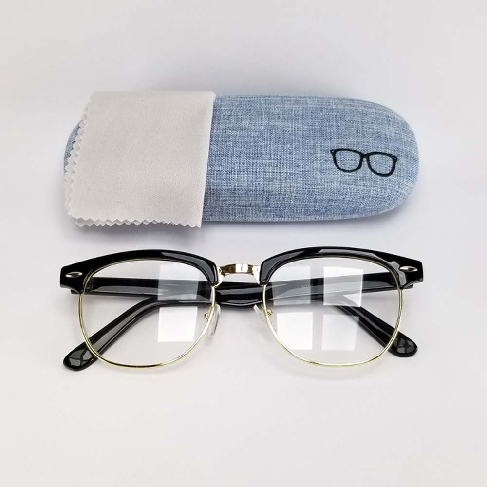 [HCM]Kính giả cận nam nữ bảo hành 12 tháng - Gọng kính cận - Kính nữ chống tia UV tia cực tím- tặng kèm ví da xinh xắn