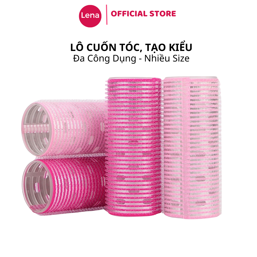 Lô uốn tóc mái bay lõi nhôm nhiệt lô cuốn tóc hàn quốc xoăn size to dài tự dính 3 4 5 x 12cm