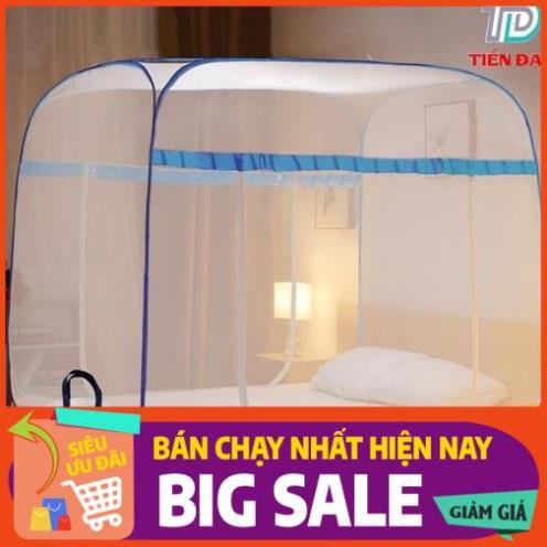 Mùng chụp tự bung Anh Thu - Màn chụp tự bung gấp gọn đỉnh rộng đỉnh vuông người lớn cao cấp