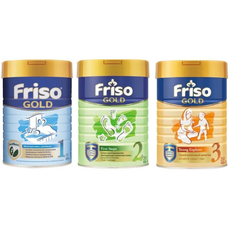 Sữa friso gold số 1,2,3 hộp 400g, 800g hàng nội địa nga