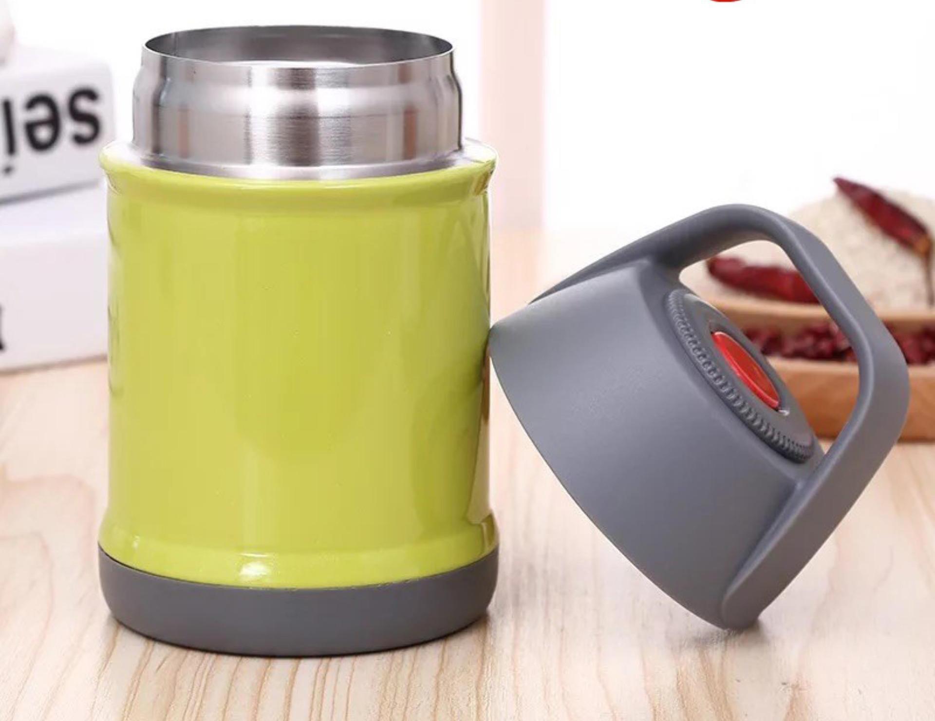 Bình Giữ Nhiệt Đựng Cháo Cho Bé, Bình Đựng Cháo Giữ Nhiệt Cho Bé. Bình Ủ Cháo - Không Cần Nấu, Giữ Nhiệt Thức Ăn. Ruột inox 304 Xịn - An Toàn, Tiện Lợi, dễ sử dụng.Bảo hành 1 đổi 1. Tặng Kèm 1 Kẹp Chống Muỗi cho Bé yêu