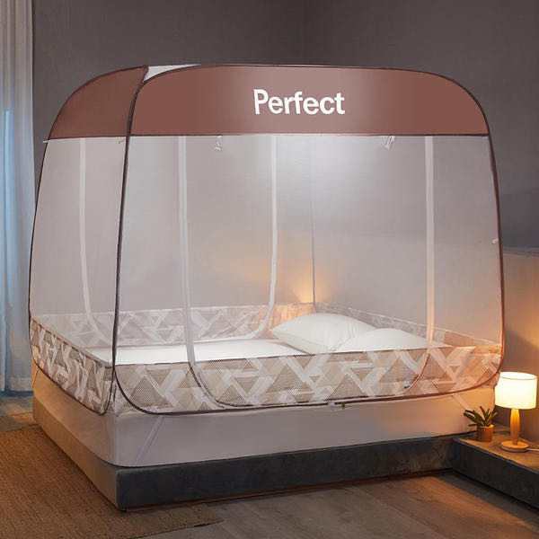 (FreeShip MAX) Màn chụp cao cấp 2 cửa đỉnh vuông gấp gọn, tiện dụng kt 2m2x2m