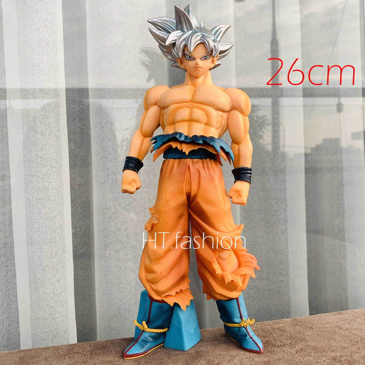 Mô Hình Dragon Ball Songoku Tóc Bạc Cao 26cm Siêu Ngầu