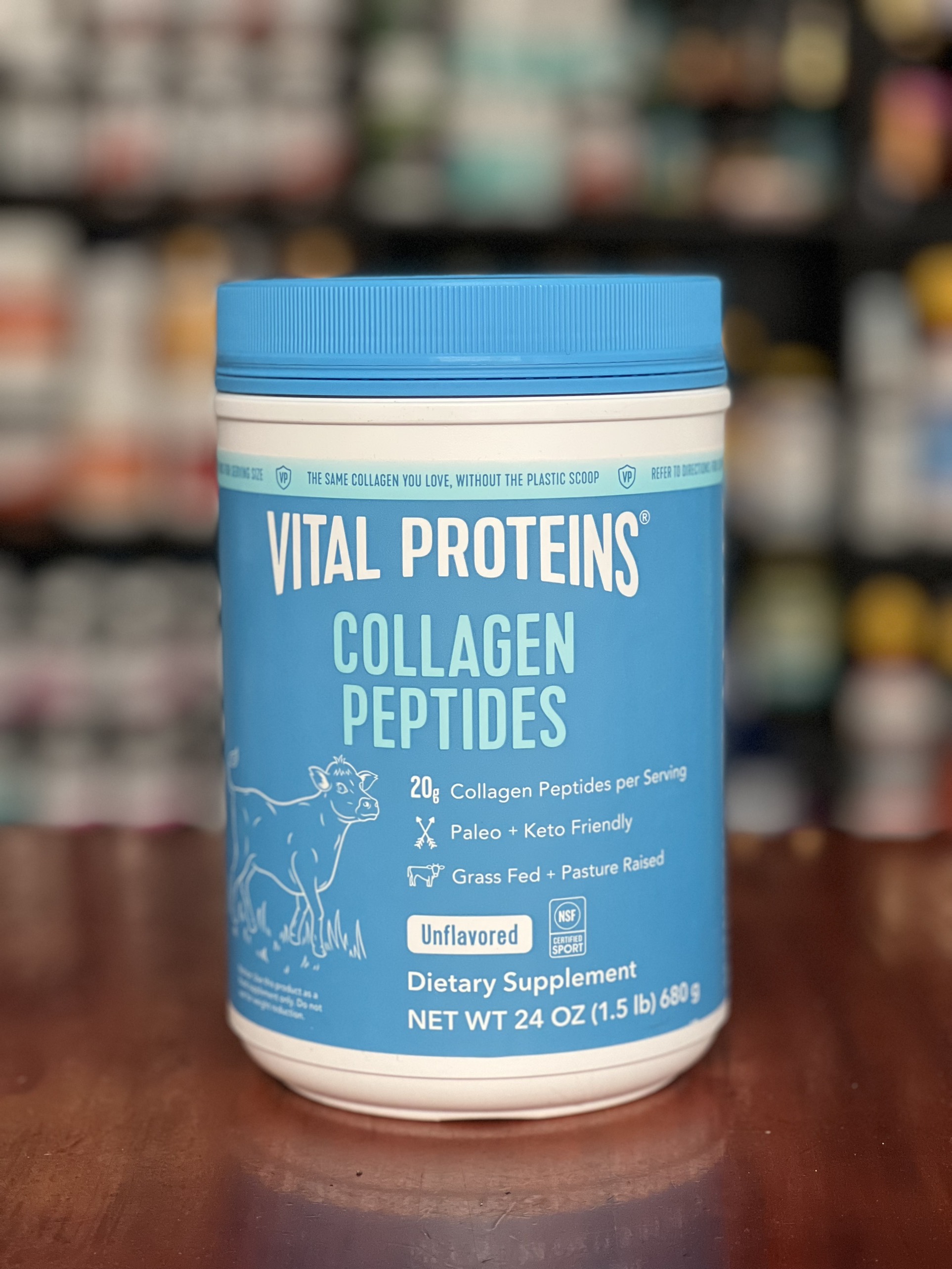 Collagen bột Mỹ Vital protein collagen peptides 680g