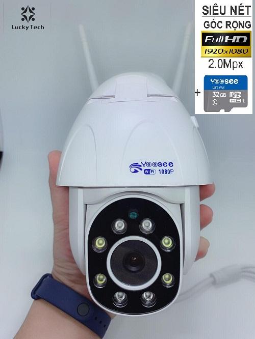 Camera wifi yoosee xoay 360 độ ptz - full hd 1080p tặng thẻ 32g