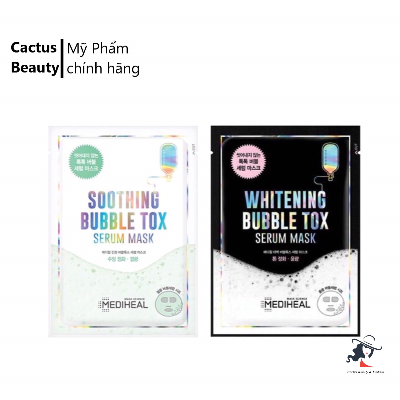 Mặt nạ sủi bọt Mediheal Bubble Tox Serum Mask
