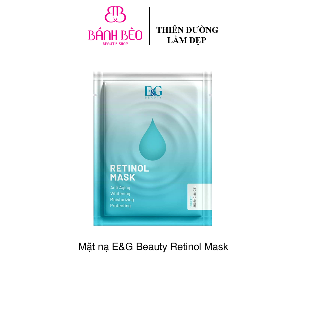 Mặt nạ retinol mask e&g beauty tái tạo da chuyên sâu