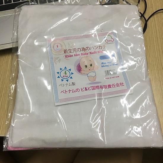 [HCM]Set 02 Khăn tắm 04 Lớp Cao Cấp Cho Bé (Giao màu ngẫu nhiên)