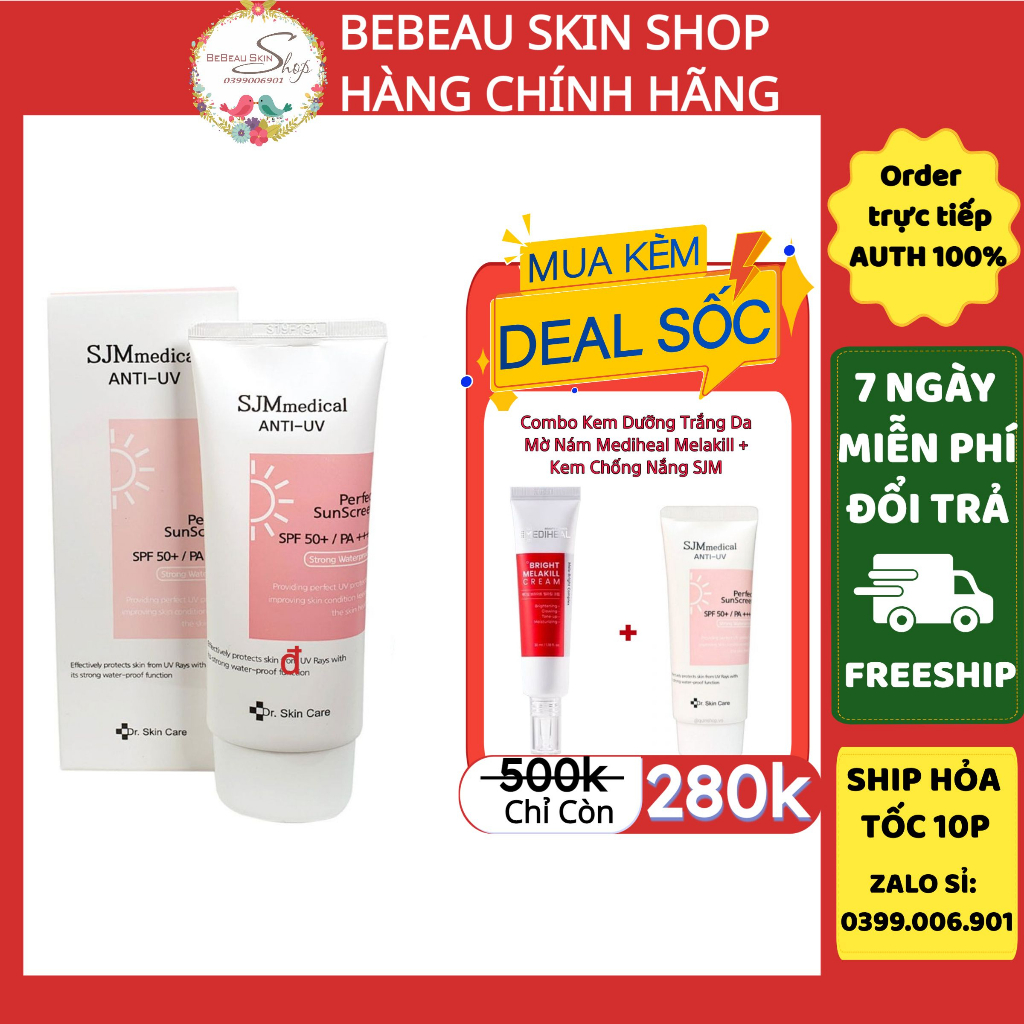 Kem Chống Nắng SJM medical Anti-UV Perfect Sunscrean SJM Medical