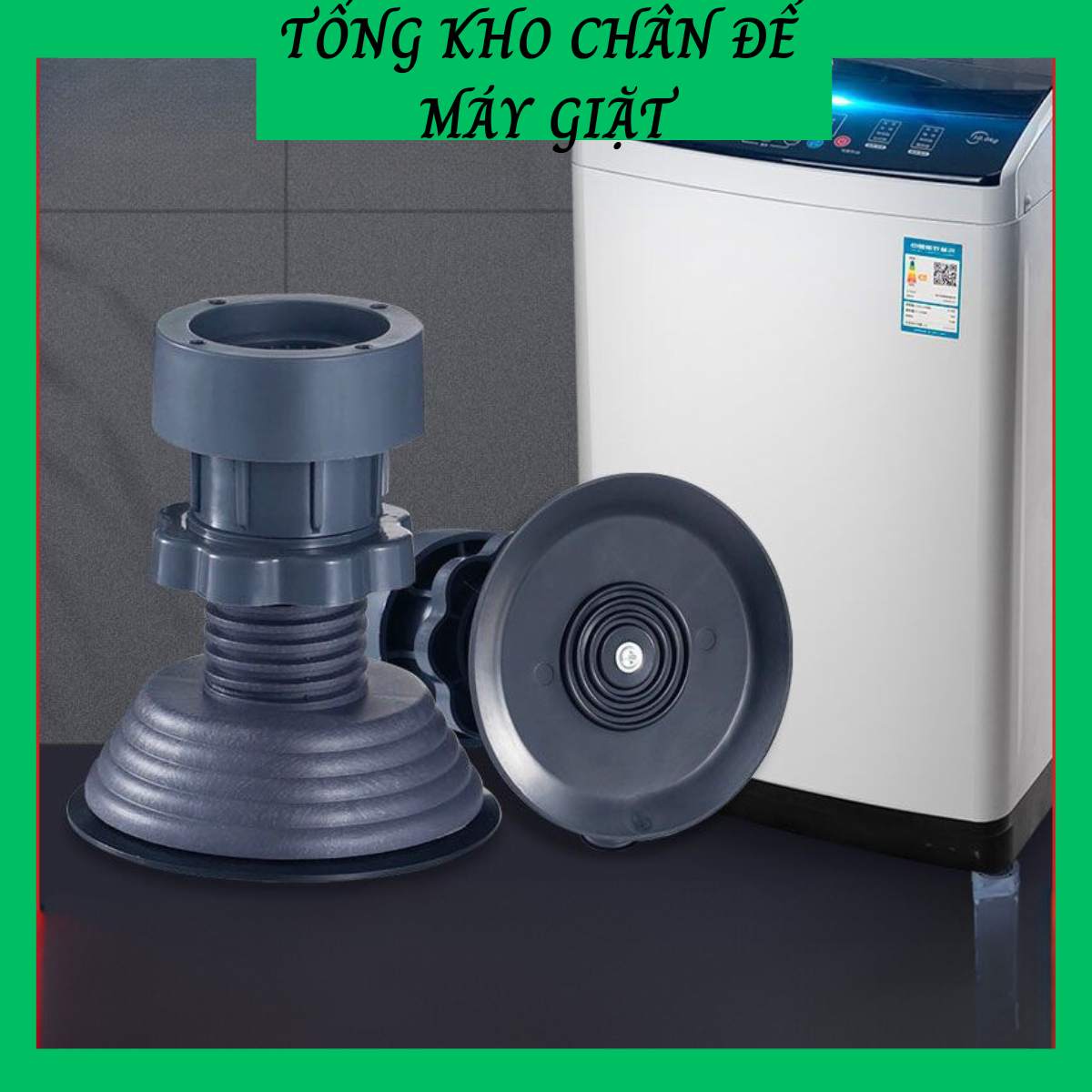 Đệm Chân Chống Rung Có Thể Điều Chỉnh Độ Cao Cho Máy Giặt Và Máy Sấy