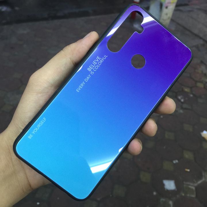 Ốp lưng Realme 5i, Realme 5S, Realme 5, Realme 5 Pro kính màu Gradient chống sốc
