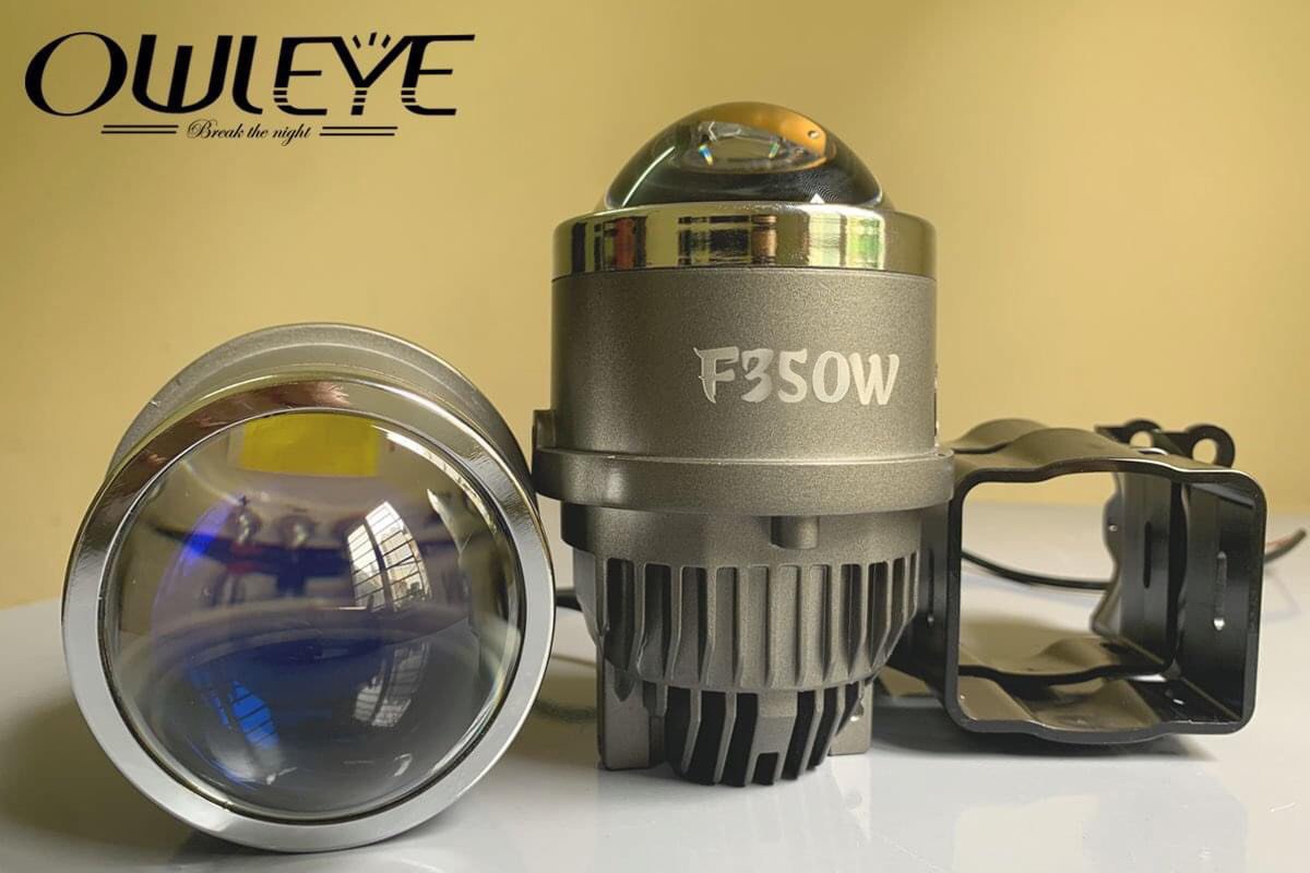 Bi led gầm ô tô Owleye F350W Premium công nghệ chóa kép