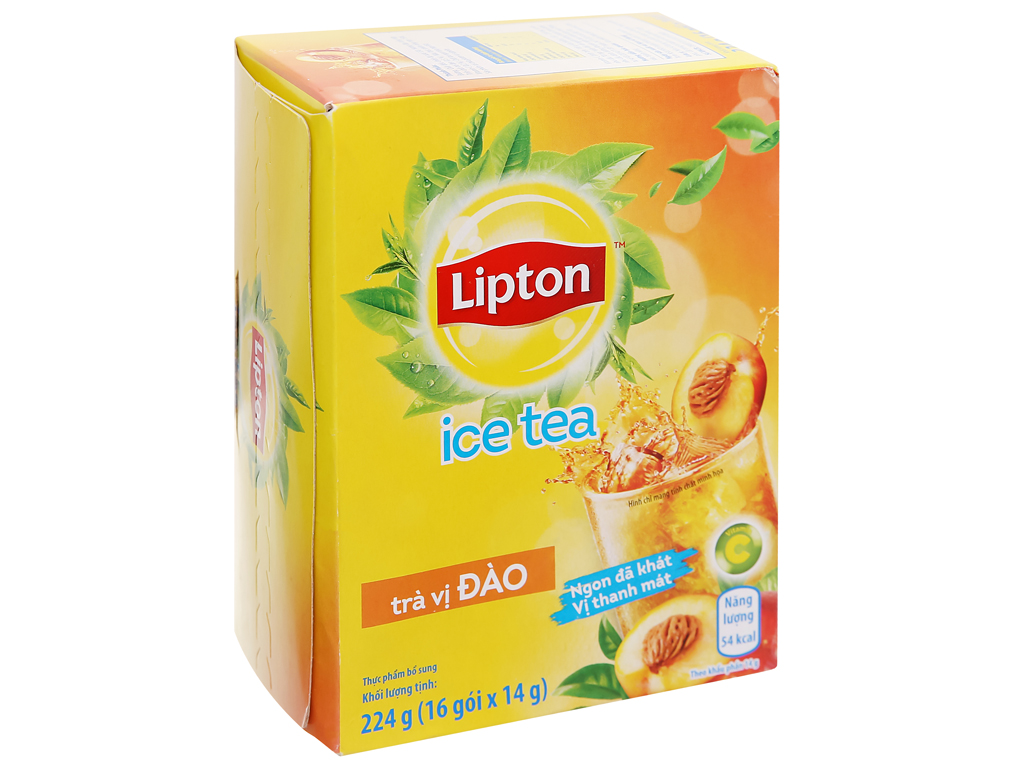 Trà lipton ice tea vị đào hộp 224g