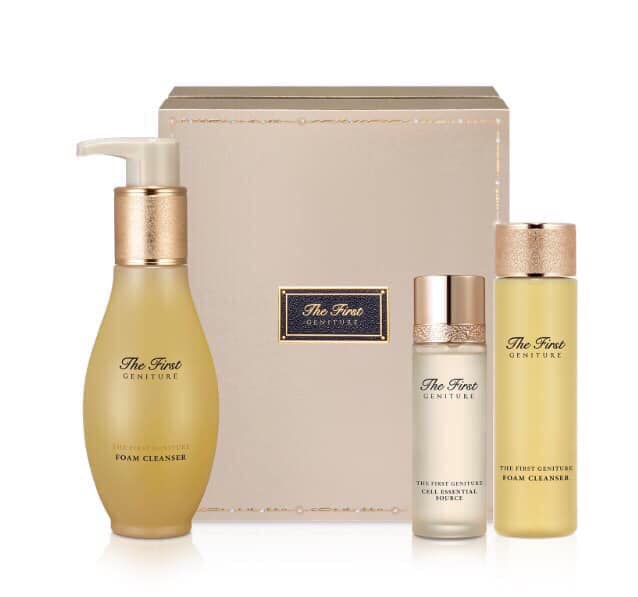 Bộ sữa rửa mặt tái sinh da Ohui The First Geniture Foam Cleanser Set