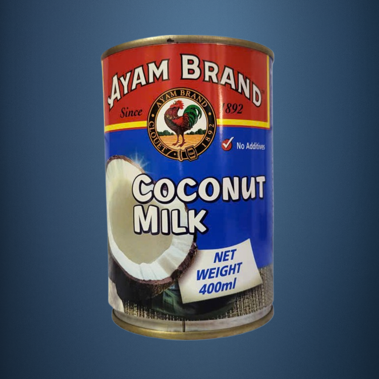 Lon 400ml - NƯỚC CỐT DỪA 100% NGUYÊN CHẤT AYAM BRAND Premium Coconut Milk (HALAL)