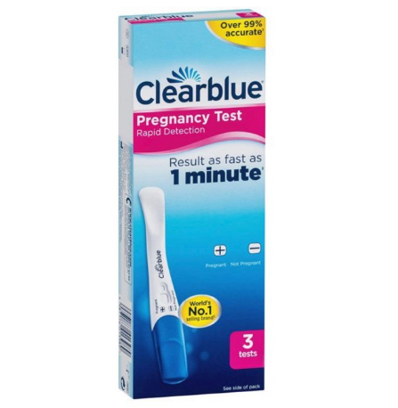 Que thử thai Clearblue Pregnancy 1 minute - 3 Test
