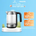 [NGÀY THƯƠNG HIỆU TỎA SÁNG DUY NHẤT 22.04] Bình Đun Siêu Tốc Philips HD9339/80 1.7 Lít, Công Suất 1.7 Lít-Hàng Phân Phối Chính Hãng