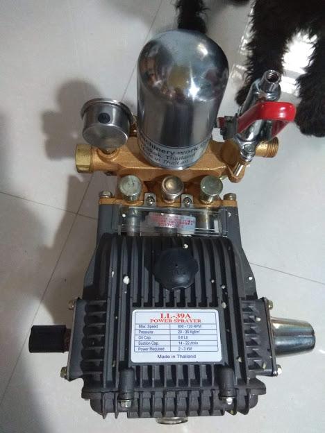 Đầu máy bơm nước rửa xe COBRA LL39a Thái lan chất lượng cao, 2hp, trục pit tông 22mm.