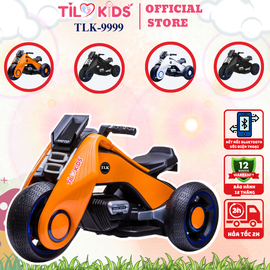 Xe máy điện trẻ em, xe moto điện cho bé tilo kids tlk-9999