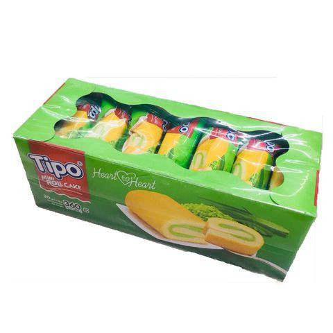 Tipo - bánh bông lan cuộn kem hương cốm 360g