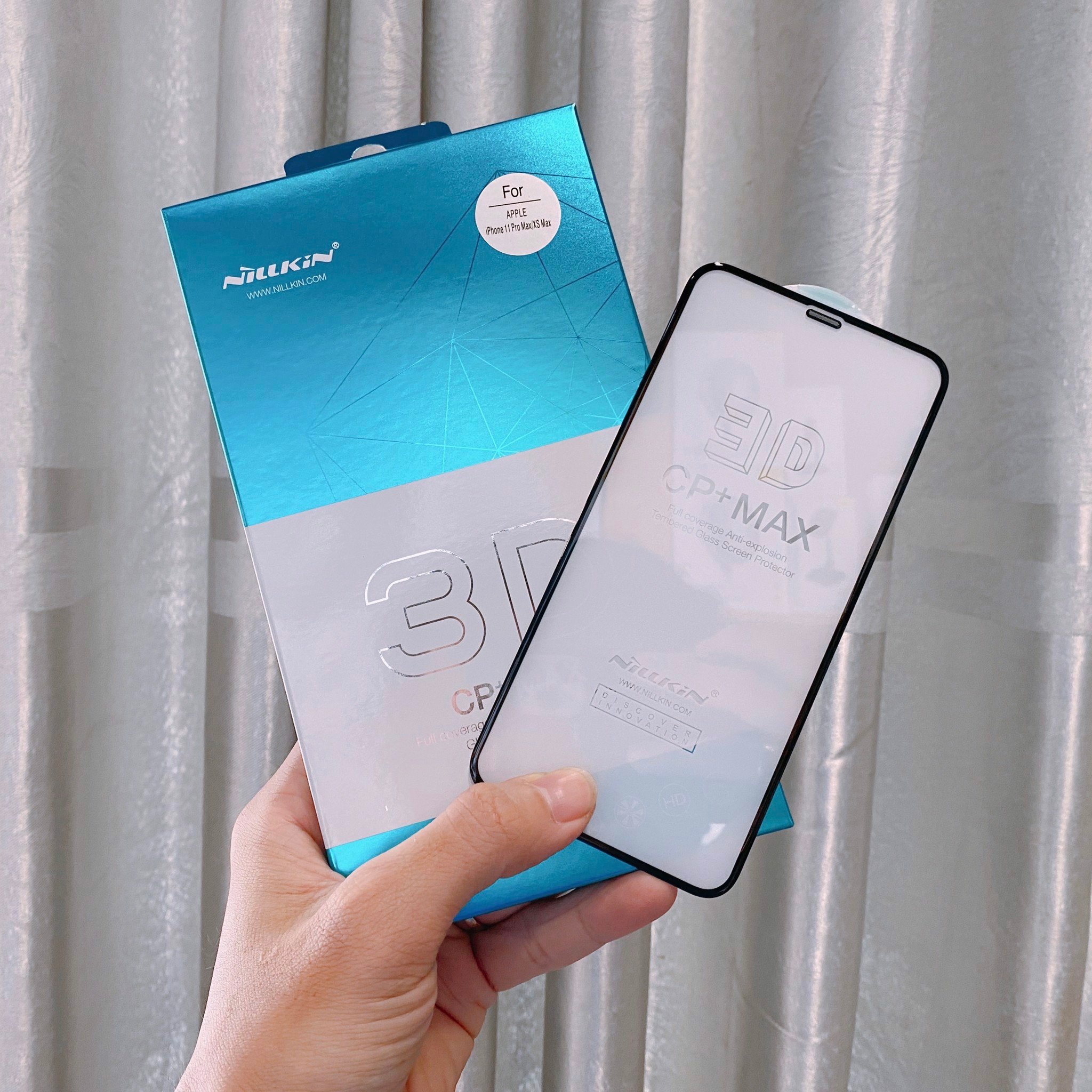 Dán cường lực full màn hình nillkin 3d cp+ max cho ip x/xs/xs max/ip 11/11 pro/11 pro max/ip 12/12 pro/12 pro max