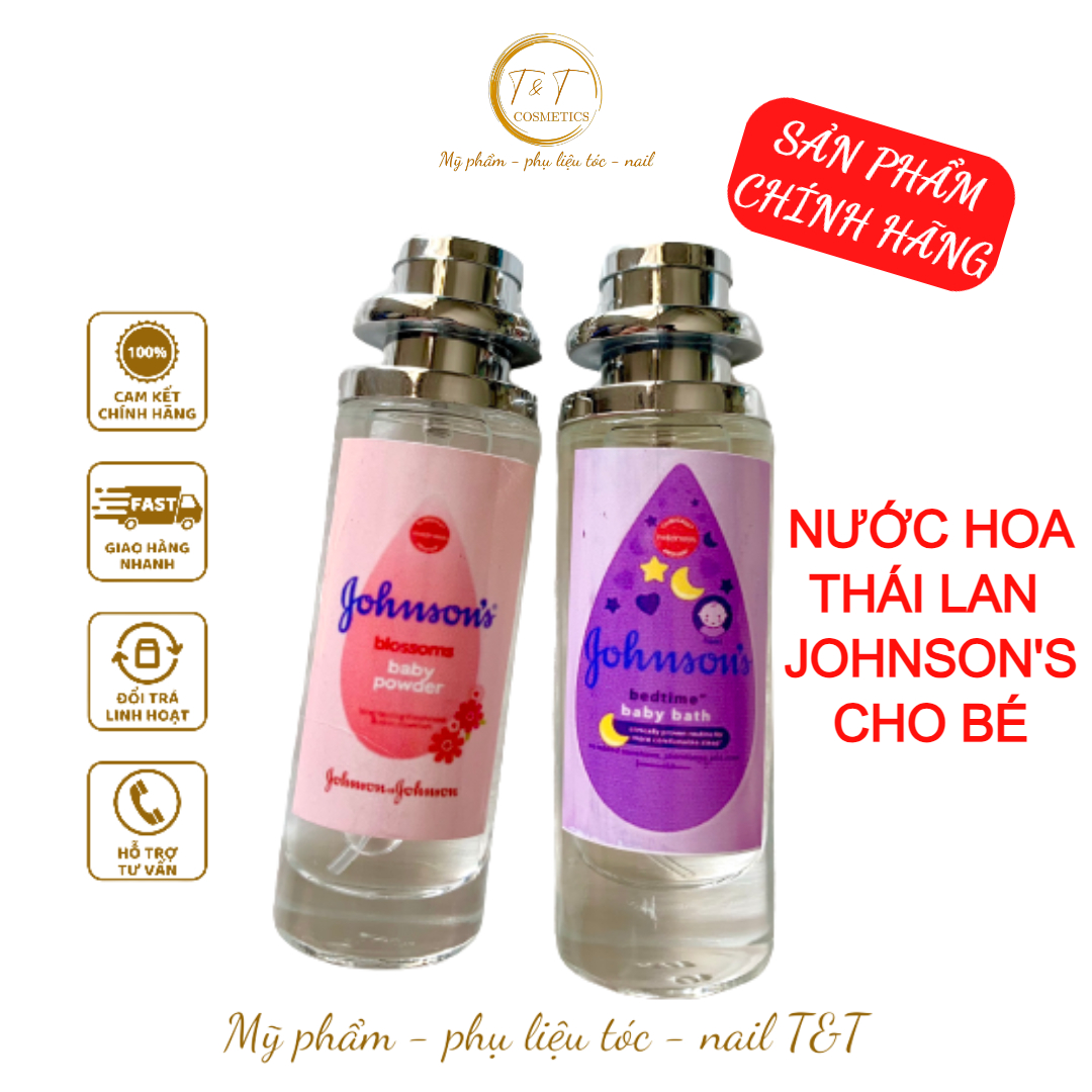 Nước hoa Thái Lan Johnson s hương thơm dịu nhẹ cho bé 35ml