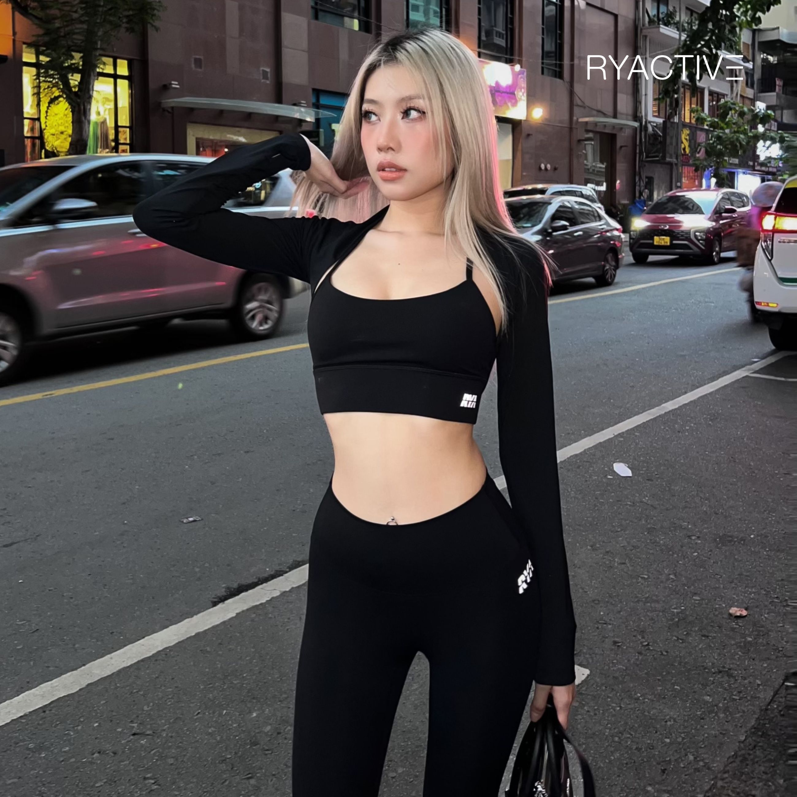Áo khoác nữ dáng lửng ryactive - rysport ultra longsleeves