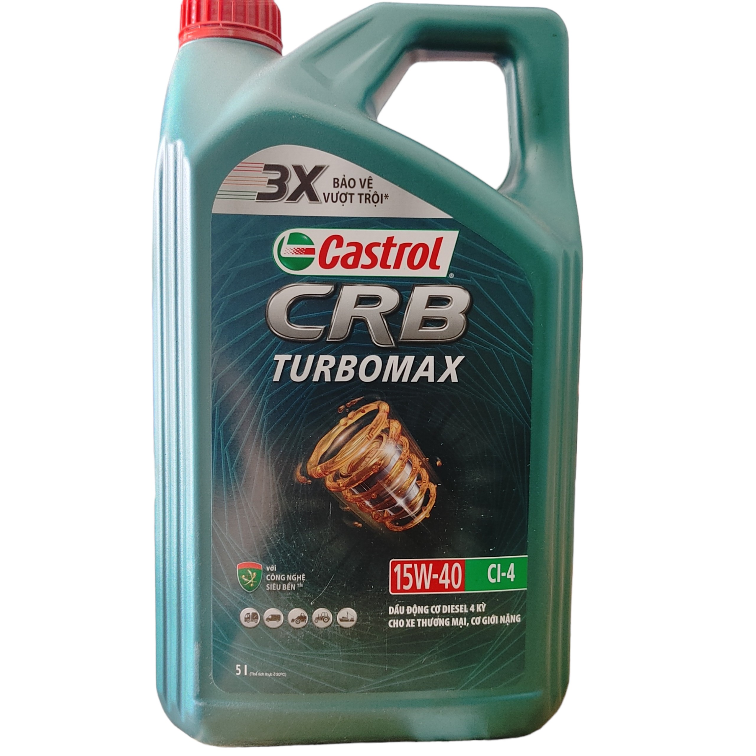 Nhớt castrol crb turbomax 5l