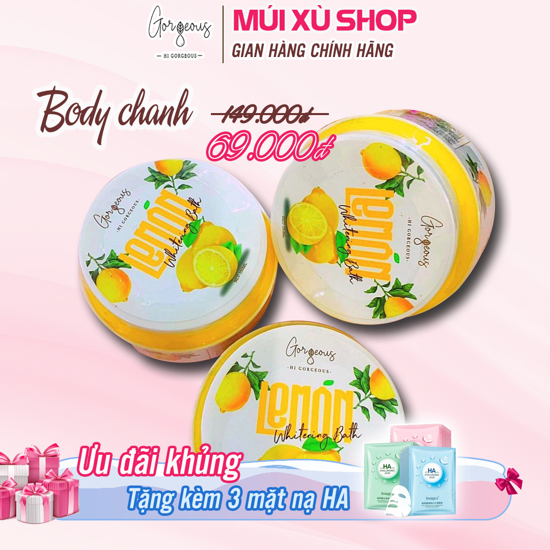 Kem dưỡng trắng da body lemon chanh múi xù chính hãng