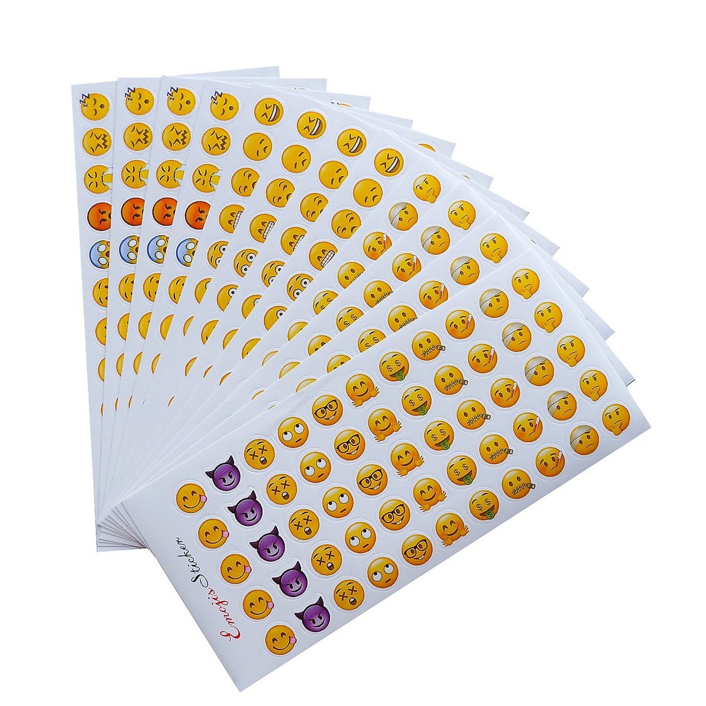 Bộ 12 tấm sticker trang trí