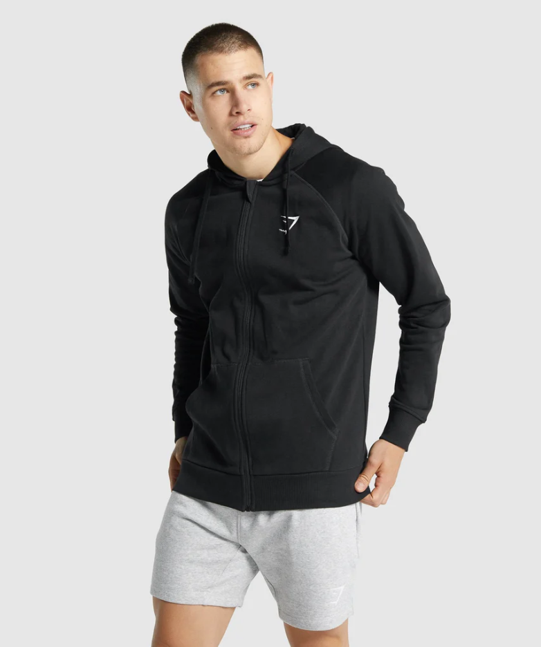 Crest zip up hoodie áo khoác gym