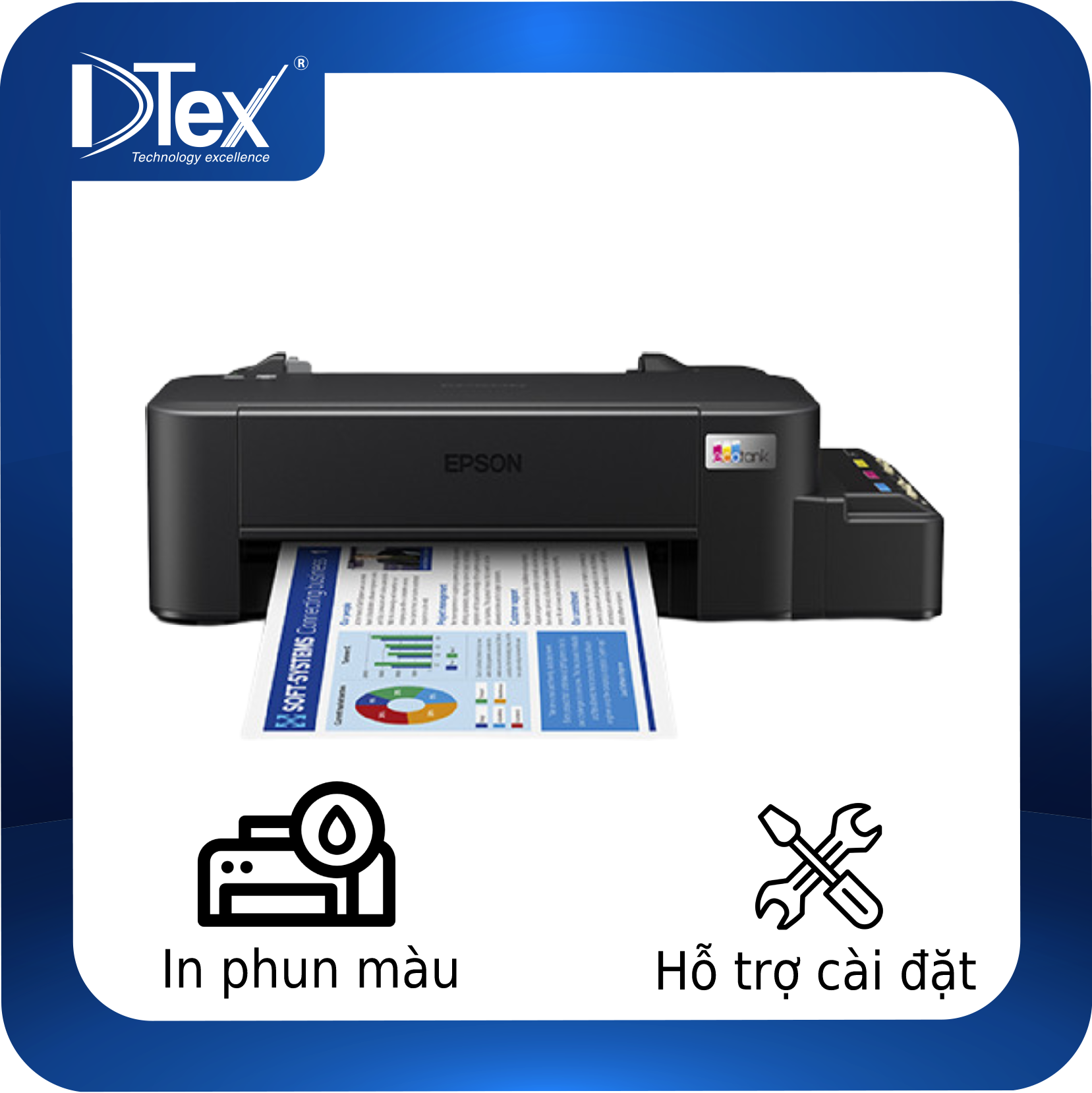 Máy in phun màu epson l121 - hàng chính hãng