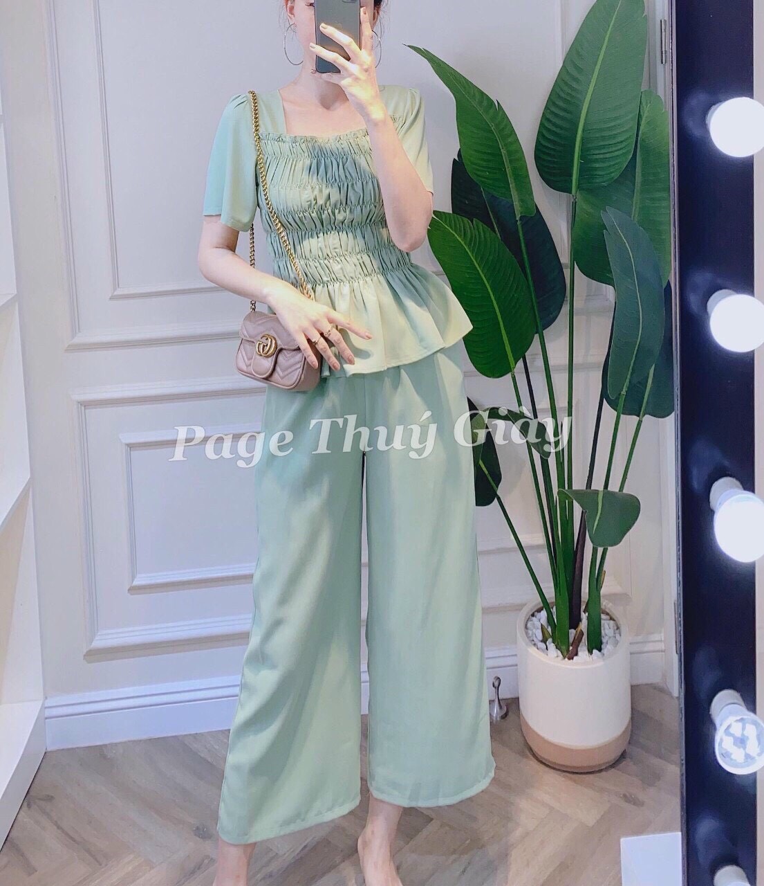 Set bộ đồ đi chơi thun bụng thời trang dạo phố mtb
