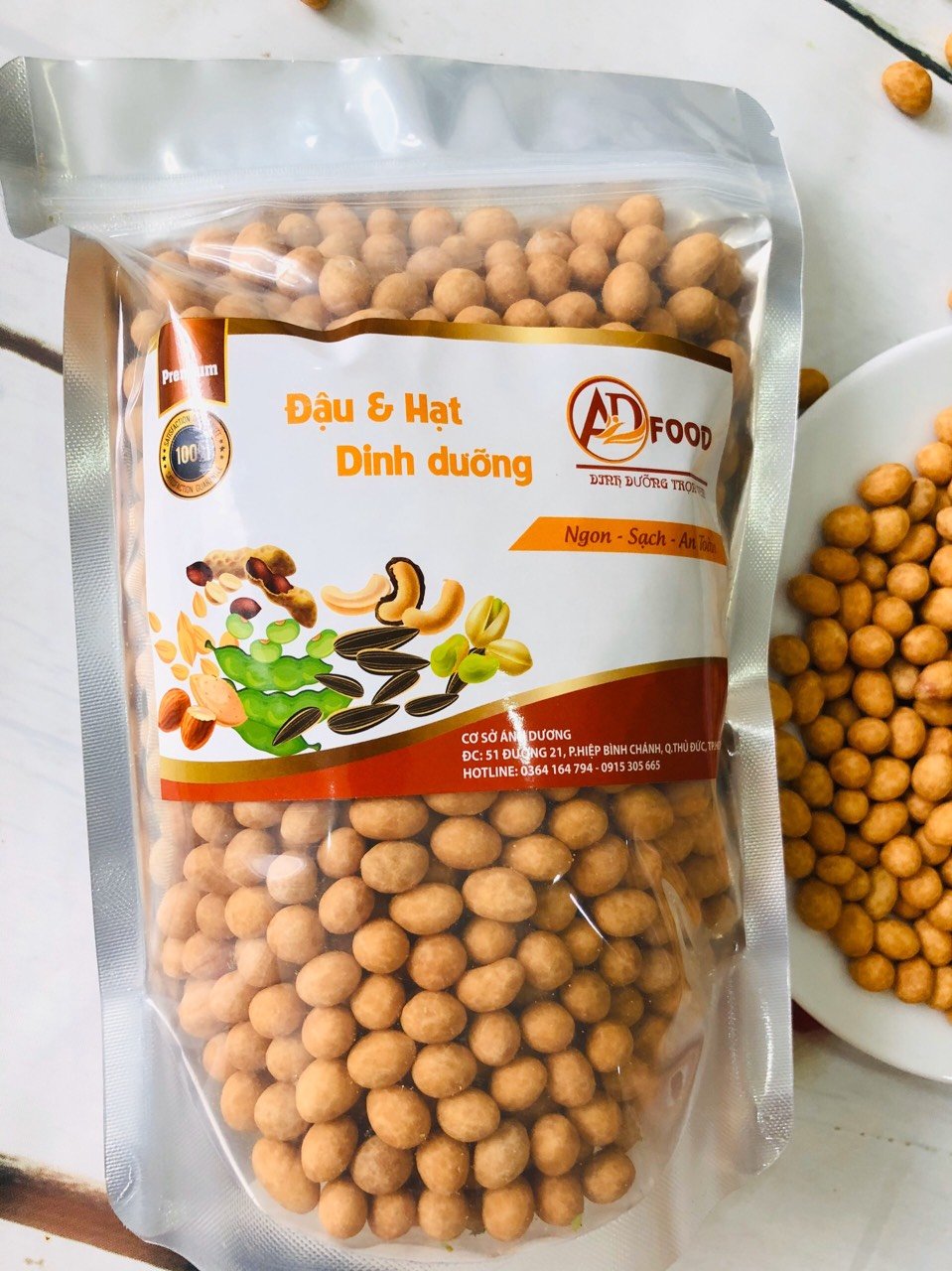 1.5kg đậu phộng da cá vị nước cốt dừa đặc biệt