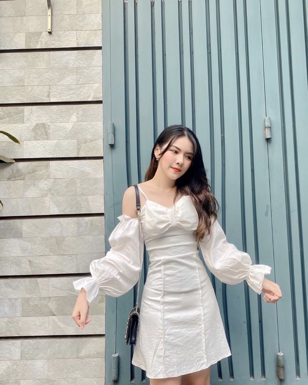 Đầm rớt vai nơ ngực cực xinh( có ảnh thật), sản phẩm có mẫu mã đa dạng, mang lại cảm giác thoải mái cho ngươi sử dụng, cam kết sản phẩm y như hình