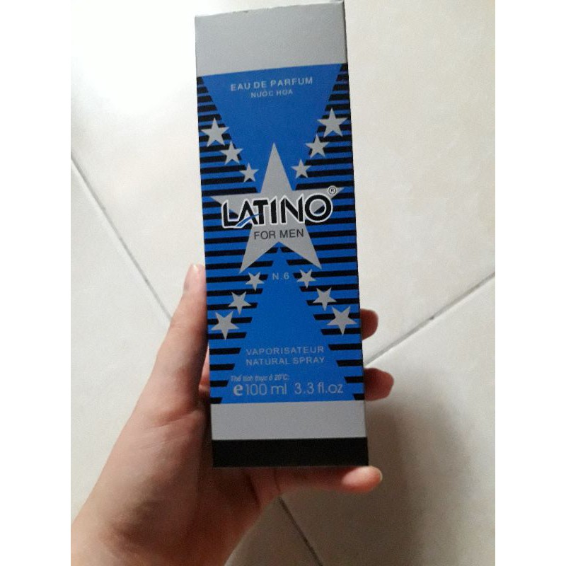 Nước hoa nam Latino N6 xanh 100ml