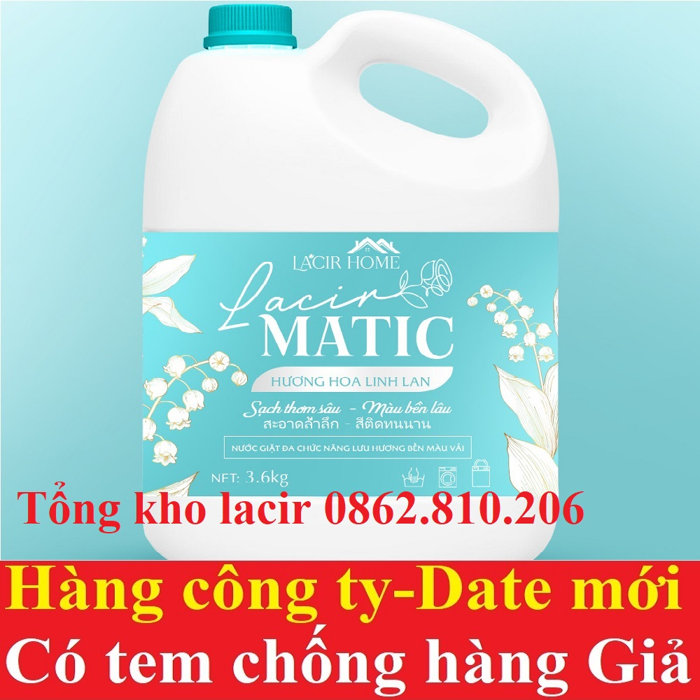 Combo Nước giặt đa năng dr Lacir Matic 2.2 kg và 3.6kg chính hãng drlacir