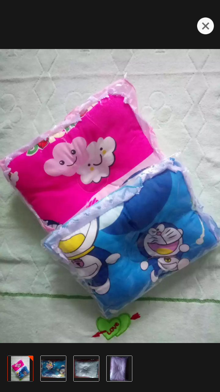 Gối lõm chống méo đầu, bẹp đầu cho trẻ