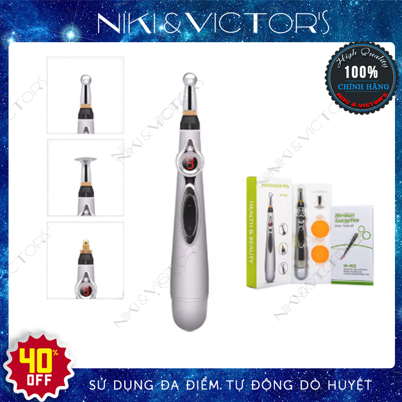 Bút Xung Điện Dò Huyệt Châm Cứu Huyệt Đạo Thông Kinh Lạc Đông Y Bút Massage Xung Điện Liệu Pháp Nam Châm